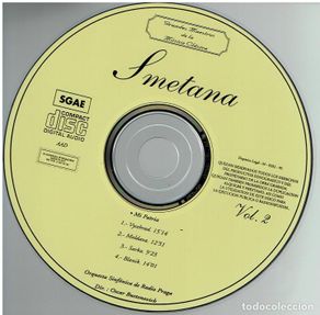 CDs de música: Smetana - Mi patria: Vysebrad, Moldava, Sarka, blanik. Orquesta sinfónica radio praga . V